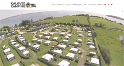 Desktop Screenshot of kaloevig-camping.dk